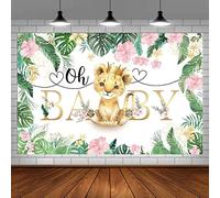 Bymivofun Oh Baby Sfondo per Shower e Birthday Party, Poliestere Fotografia Professionale da Parete (5 * 3 ft)