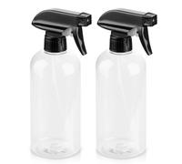 Bynccea Spruzzatore Acqua 500ml Trasparente Flacone Spray Acqua, Plastica Flaconi Spray, Spruzzino Nebulizzatore Piante per Giardino, Piante, Parrucchiere, Pulizia