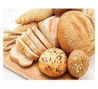 BYNGQW Stampe su Tela da Parete Vintage Panetteria caffè Pane Avena Formaggio Poster Cibo Stampa su Tela Cucina Cafe Ristorante Room Decor(O,40x60cm)