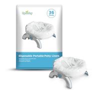 ByniBiny - Sacchetti usa e getta per vasino con cuscinetti assorbenti, sacchetti da viaggio portatili per bambini, sacchetti per vasino compatibili con OXO Tot 2 in 1 Go Potty e la maggior parte dei