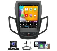 BYNYXI 9.7in 2+32GB with Wireless Carplay Android 14 Car Stereo Compatible for Fiesta 2009-2016, Bluetooth GPS Navigation Double USB WiFi Mirror Link Split Screen Car Radio