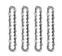 ByoBLu 4 pezzi 4 pollici catena for motosega 1/4 di pollice 28 DL semi scalpello catena for motosega elettrica + 2 pezzi di ricambio for file taglio di rami di legno