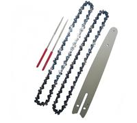 ByoBLu 5 Pezzi/Set Mini Catena for Motosega da 8 Pollici 1/4 di Pollice; Passo 0,43 Pollici; Calibro 45L Catene for Motosega con 2 Lime
