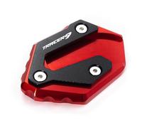 ByoBLu Cuscinetti di Estensione for cavalletto Laterale Ingrandisci Espansore della Piastra di Supporto Compatibile con Yamaha Tracer 9 GT Tracer 9/GT Tracer9gt 2021 2022 (Color : Tracer 9 Red, Size