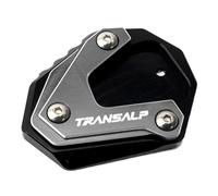 ByoBLu Moto CNC Cavalletto Piede Cavalletto Laterale Estensione Pad Piastra di Supporto Accessori Compatibile con XLV 600 650 700 Transalp XL600V XL650
