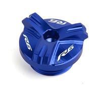 ByoBLu Tappo Tappo Olio Motore CNC for Moto, Compatibile con Yamaha YZF R1 R3 R6 YZFR1 1998-2020 YZFR3 2015-2021 YZFR6 YZFR6S 2006-2021 (Color : R6 Blue, Size : A)