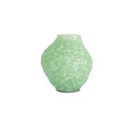 ByON Corallo 5280607613 - Vaso in vetro soffiato a bocca - 13,5 cm - Fatto a mano - Design scultoreo con struttura organica corallina - Verde pistacchio - Lavabile in lavastoviglie