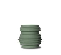 ByOn Mila 5260604912 - Vaso in gres con superficie gommata, colore: Verde