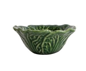 ByON Veggie S 5283908212 - Ciotola a forma di cavolo in gres porcellanato, 11 cm, colore: Verde