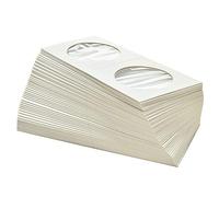 byou Cartoncini per Monete,Cardboard Coin Holder 100 Pezzi 50 * 50mm per Moneta Collezione Conservazione Protezione 2Dimensioni 20.5mm 31.5mm