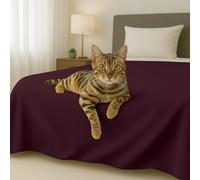 Byour3 - Copriletto in Cotone Misto ORGANICO Matrimoniale Letto Singolo Piazza e Mezza Coperta Pesante Lavabile Teli Arredo Multiuso Copritutto GrandFoulard Copridivano (Amarena, Matrimoniale)