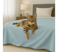 Byour3 - Copriletto in Cotone Misto ORGANICO Matrimoniale Letto Singolo Piazza e Mezza Coperta Pesante Lavabile Teli Arredo Multiuso Copritutto GrandFoulard Copridivano (Avio, Matrimoniale)