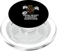 Bypass Open Heart Surgery Survivor Vintage Recovery da uomo PopSockets PopGrip per MagSafe