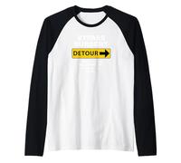 Bypass Surgery Survivor Humor - Deviazione Intorno al Cuore Maglia con Maniche Raglan