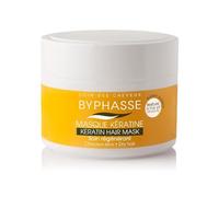 Byphasse Set di 4 - Maschera per capelli alla cheratina liquida per capelli secchi e opachi, 250 ml