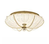 BYPIAOERZ Luxury LED Ceiling Light Bedroom Ceiling Lamp Modern Simple Minimalist Round Crystal Master Dimmable Circle Lighting Lamp