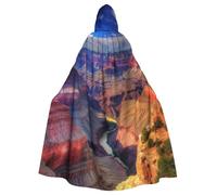 BYPPJGH Mantello con cappuccio per adulti di bellezza Grand Canyon a lunghezza intera mantello mantello Halloween Natale Cosplay Costume per uomini e donne