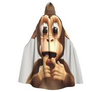 BYPPJGH Mantello con cappuccio per adulti, la scimmia silenziosa a lunghezza intera, mantello per Halloween, Natale, cosplay, costume per uomini e donne