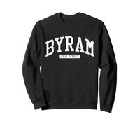Byram New Jersey NJ JS03 Stile Universitario Felpa