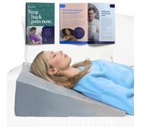 Byre® Cuscino ortopedico a cuneo pieghevole in memory foam, cuscino di supporto per la schiena regolabile per GERD, lettura, mal di schiena, dolori alle gambe, bruciore di stomaco, reflusso acido