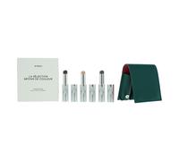 Byredo Deep Teal Set Of 3 Leather Pouch: Solar Flare, Flower Play, Kumato Face