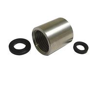 Byretech 15 mm Filettatura fine Femmina a 1/2 'BSP Femmina in Acciaio Inox Attraverso Doccia Tubo Adattatore