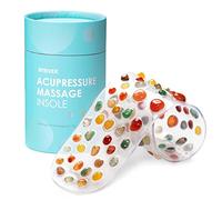 BYRIVER Massaggio per agopuntura, tappetino per massaggio riflessi, soletta massaggiante, massaggiatore per piedi e riflessi, regalo per mamma e papà (44-45)