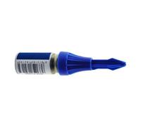 BYRNETOOLS - Pennarello per layout di riparazione, con punta regolare | Guida alesaggio per controlli posizione di montaggio, blu, 12,8 x 2,2 cm