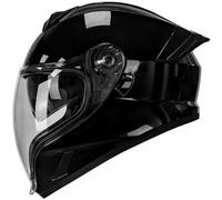 Byroads Casco Integrale Moto Scooter ECER 22.06 Omologato Casco Moto personalità Freddo con Doppia Visiera Anti Nebbia Parasole per Donna Uomo 55~62CM