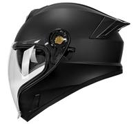 Byroads Casco Integrale Moto Scooter ECER 22.06 Omologato Casco Moto personalità Freddo con Doppia Visiera Anti Nebbia Parasole per Donna Uomo 55~62CM