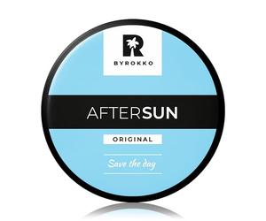 BYROKKO Crema doposole, lozione abbronzante naturale con mentolo, burro di mango e vitamina E, raffredda, idrata e nutre la pelle esposta al sole, vegana, senza parabeni, conservante per abbronzatura