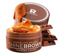 BYROKKO Shine Brown Chocolate Bronze Acceleratore Abbronzatura (200 ml), crema per lettini solari e sole, azione rapida per abbronzatura intensa color cioccolato