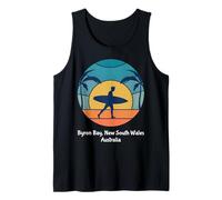 Byron bay Nuovo Galles del Sud Australia Surf Vintage Surfer Canotta