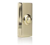 Byron DBW-21027 Pulsante a campana - Cablato - 2 fili - Colore ottone