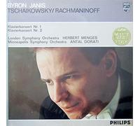 BYRON JANIS - rachmaninoff: piano concerto no.2, tchaikovsky: piano concerto no.1 LP