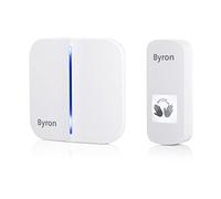 Byron - Set di campanello portatile senza fili, senza tocco, sensore a onda, portata di 100 m