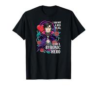 Byronic Hero Red Flag Dark Academia Literature Maglietta