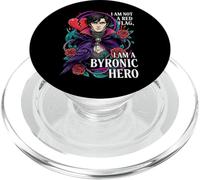 Byronic Hero Red Flag Dark Academia Literature PopSockets PopGrip per MagSafe