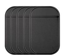 Bysameyee Tappetino Antiscivolo per Auto, Pacco da 5 Pezzi Antiscivolo per Dash Pad Extra-Spesso appiccicoso per rilevatore Radar, Telefono Cellulare, Chiavi, Vetro, specchi, Metallo, GPS, Monete