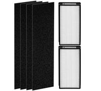 Byseacore 1183900 HEPA (H13) Filtro di ricambio compatibile con purificatore d'aria Whirlpool APT30010M, APT40010R, APT42010M, APT50010M e APMT2001M, con 4 prefiltri a carbone attivo 817500