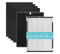 Byseacore Filtro di ricambio Air XP360 compatibile con purificatore d'aria Purafide XP360, 1 filtro True HEPA (H13)+1 filtro a carbone attivo+4 prefiltri