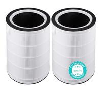 Byseacore Filtro di ricambio compatibile con purificatore d'aria TCL Breeva A3 e A5, filtro di filtrazione 4 in 1 con filtro a carbone attivo HEPA (H13), 2 pezzi
