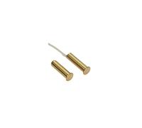 BYSECUR ALARMS BYSECUR-ALARM-11 CTI002 Contatto elettromagnetico in ottone 7,5 mm cablato per montaggio a incasso grado 2