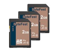 ByteFest Scheda SD 2GB SDHC Memory Card (3 Pack) - Classe 10, U1, V10, Scheda di Memoria per Macchina Fotografica, Fotocamere Digitali, DSLR