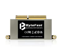 ByteFest SSD NVMe PCIe 512GB, Compatibile con MacBook Pro Retina 13" A1708 2016 EMC 2978, 2017 EMC 3164, Non-Touch Bar, Alte Prestazioni Unità a Stato Solido Interno