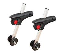 ByteRunning Ruote antiribaltamento per Sedia a rotelle,Accessori per Sedia a rotelle di Potere,Ruote di Assistenza antiribaltamento,Ammortizzata,Adatto ad Anziani e Persone con disabilità