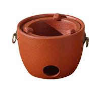 ByteRunning Stufa per Barbecue in Argilla Multifunzionale,Stufa per Barbecue in Ceramica da Esterno,Dissipazione Lenta del Caldo,per Cucinare in Campeggio Riscaldamento