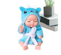 Byuexhp Bambola realistica per bambini, bambola realistica per bambini, bambola pedagogica, da 10,9 cm, bambole realistiche della vita reale, piccole bambole per ragazze, bambini 3