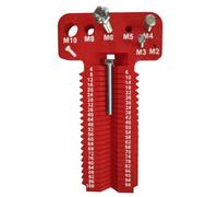 Byuexhp Calibro Bulloni,Alta Resistenza Identificazione Istantanea | Misuratore Delle Dimensioni Dei Filetti | Per Progetti Restauro Officina Meccanica Cantiere Riparazione Attrezzature Meccanico