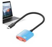 Byuexhp Convertitore per proiezione di gioco, connessione stabile Plug & Play, adattatore audio di tipo C per display di gioco, per amici, uomini, adolescenti, adulti, casa, soggiorno, camera da
